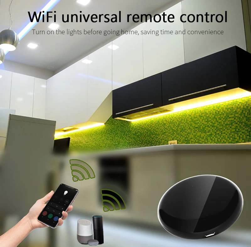 Wifi Smart Universal IR Remote Control DIY Infrared Remote Control for TV Air Conditioner Via Alexa Google Home Tuya Smart Life
