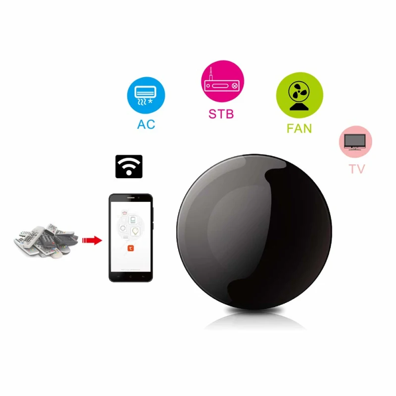 Wifi Smart Universal IR Remote Control DIY Infrared Remote Control for TV Air Conditioner Via Alexa Google Home Tuya Smart Life