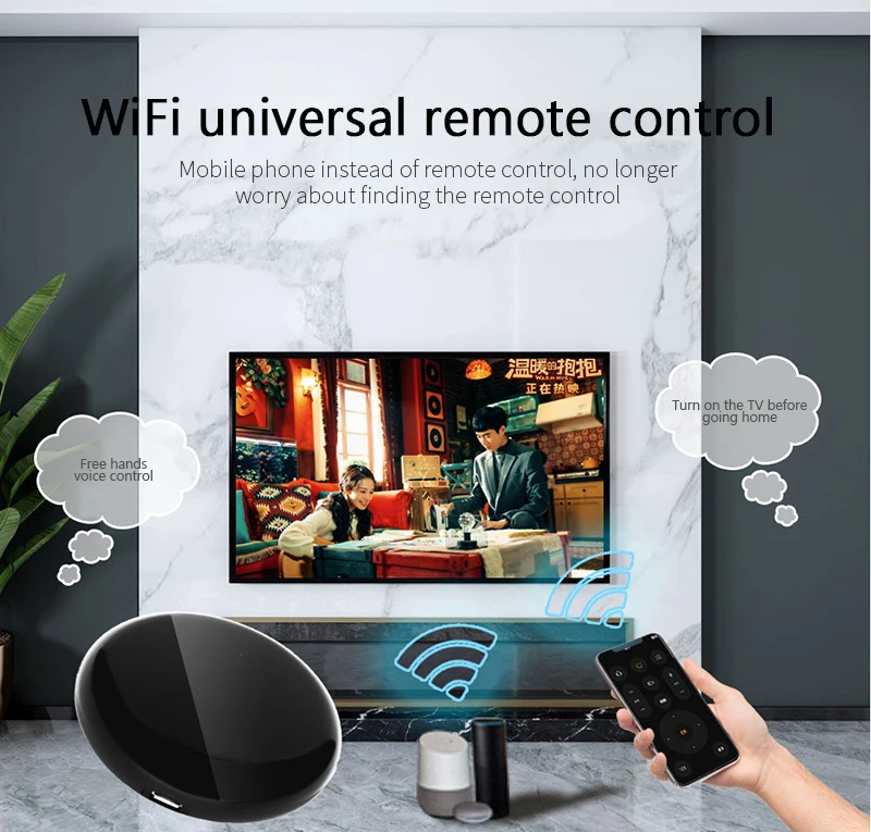 Wifi Smart Universal IR Remote Control DIY Infrared Remote Control for TV Air Conditioner Via Alexa Google Home Tuya Smart Life