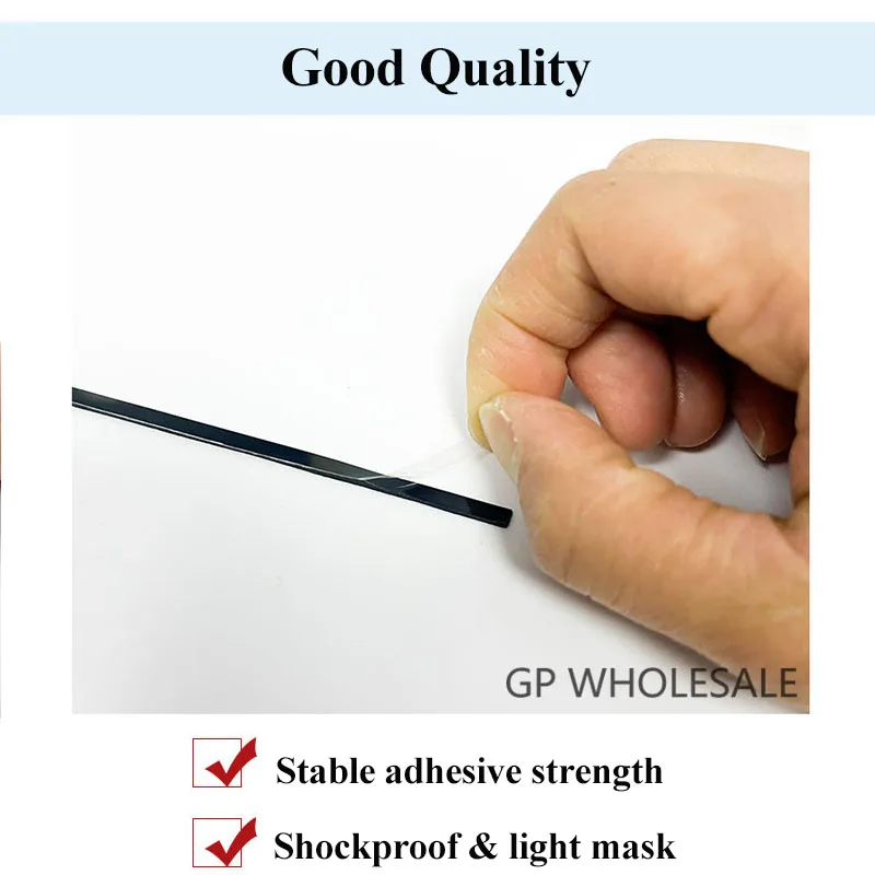 10meters, 3mm/4mm/5mm Double Sided Sticky Foam Tape Adhesive LCD Screen Frameless For TV Borderless Curved Display Sealing Fix