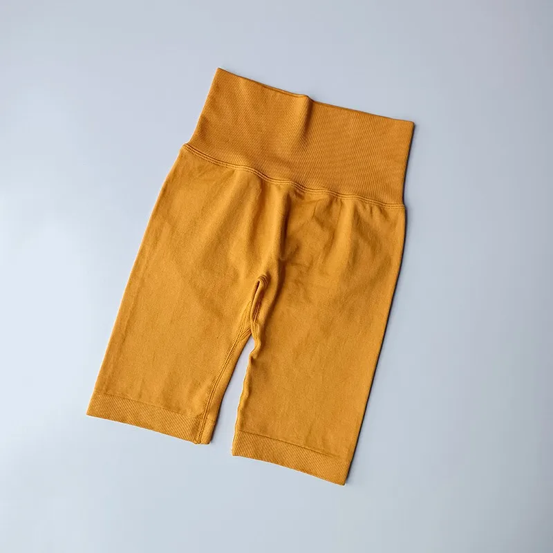 Women Yoga Shorts High Waist Sport Shorts Hip Push Up Soft Fitness Quick Dry Running Shorts Tummy Control Workout Gym Shorts