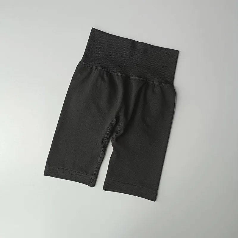 Women Yoga Shorts High Waist Sport Shorts Hip Push Up Soft Fitness Quick Dry Running Shorts Tummy Control Workout Gym Shorts