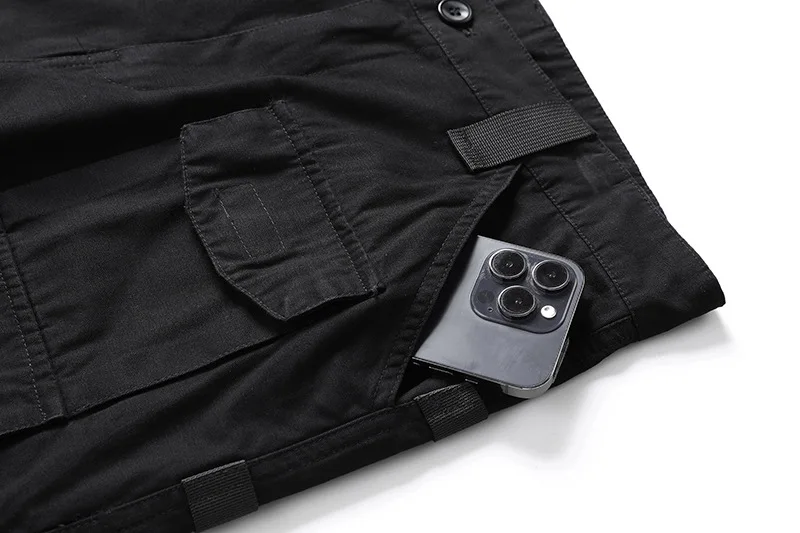 Men's Cargo Shorts 2023 Summer Army Military Cotton Loose Tactical Joggers Shorts Men Multiple Pockets Work Casual Short Pants
