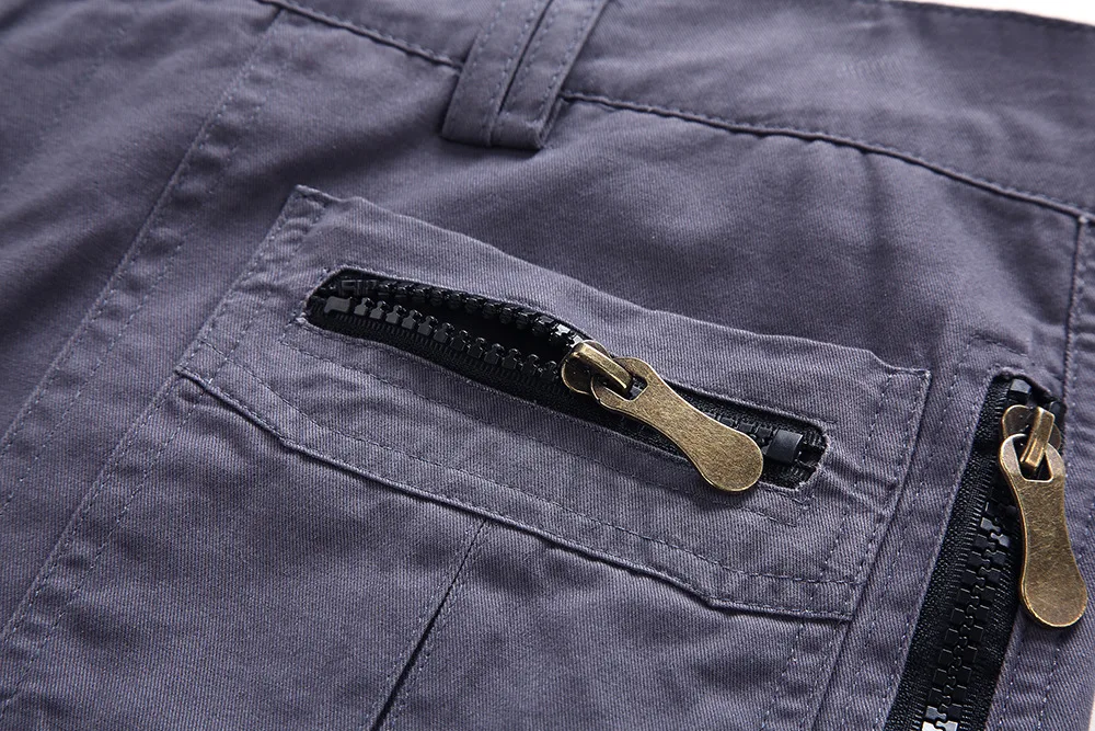 Men's Cargo Shorts 2023 Summer Army Military Cotton Loose Tactical Joggers Shorts Men Multiple Pockets Work Casual Short Pants