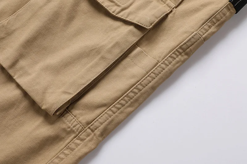 Men's Cargo Shorts 2023 Summer Army Military Cotton Loose Tactical Joggers Shorts Men Multiple Pockets Work Casual Short Pants
