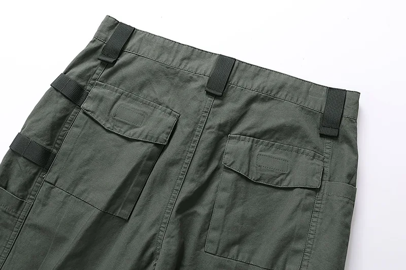 Men's Cargo Shorts 2023 Summer Army Military Cotton Loose Tactical Joggers Shorts Men Multiple Pockets Work Casual Short Pants