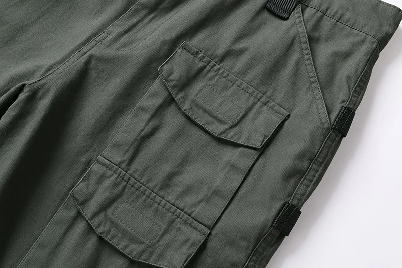 Men's Cargo Shorts 2023 Summer Army Military Cotton Loose Tactical Joggers Shorts Men Multiple Pockets Work Casual Short Pants