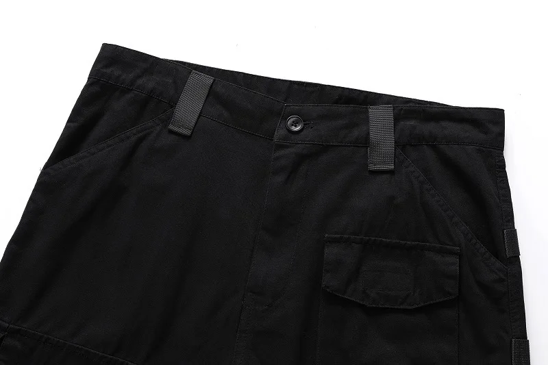 Men's Cargo Shorts 2023 Summer Army Military Cotton Loose Tactical Joggers Shorts Men Multiple Pockets Work Casual Short Pants