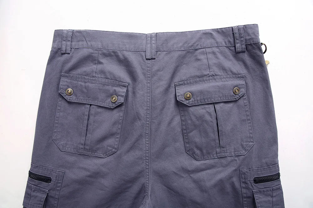 Men's Cargo Shorts 2023 Summer Army Military Cotton Loose Tactical Joggers Shorts Men Multiple Pockets Work Casual Short Pants