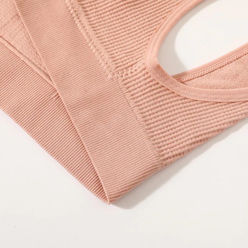 Ribbed Seamless U-Back Bralette Women's Tube Top Bra Wire Free Plunge Underwear Sexy Lingerie Small Cup Intimates M-XL