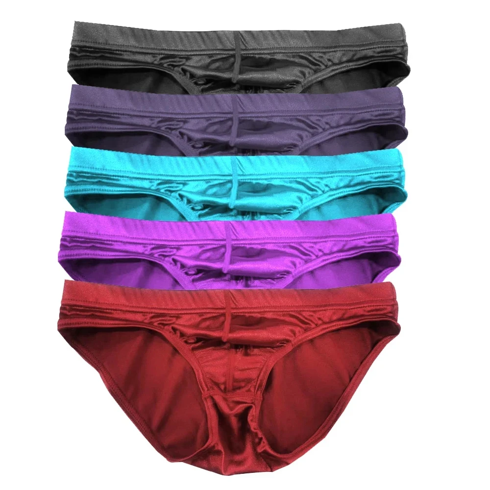 Men's Panties Couple Underwear Men Large Size Pant  Gay Comfortable Sexy Underpants High Quality Briefs Satin Silky Multicolor