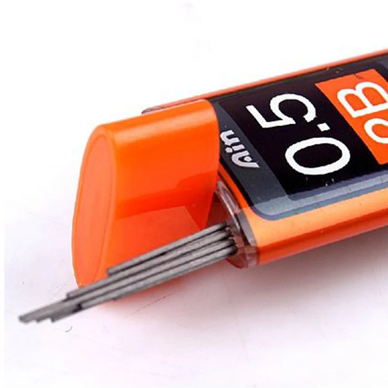 1 Tubes/Lot (40pcs/Tube) Pentel 0.5mm Mechanical Pencil Refills B,2B,3B,4B,H,2H,HB Pencil Leads for School & Office Stationery