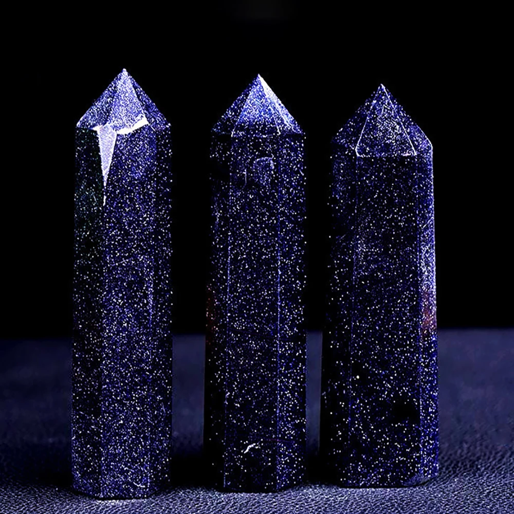 Natural Stone and Crystals Point Wand Witchcraft Rose Quartz Amethyst Home Decor Mineral Reiki Healing Stones Crafts Room Decor
