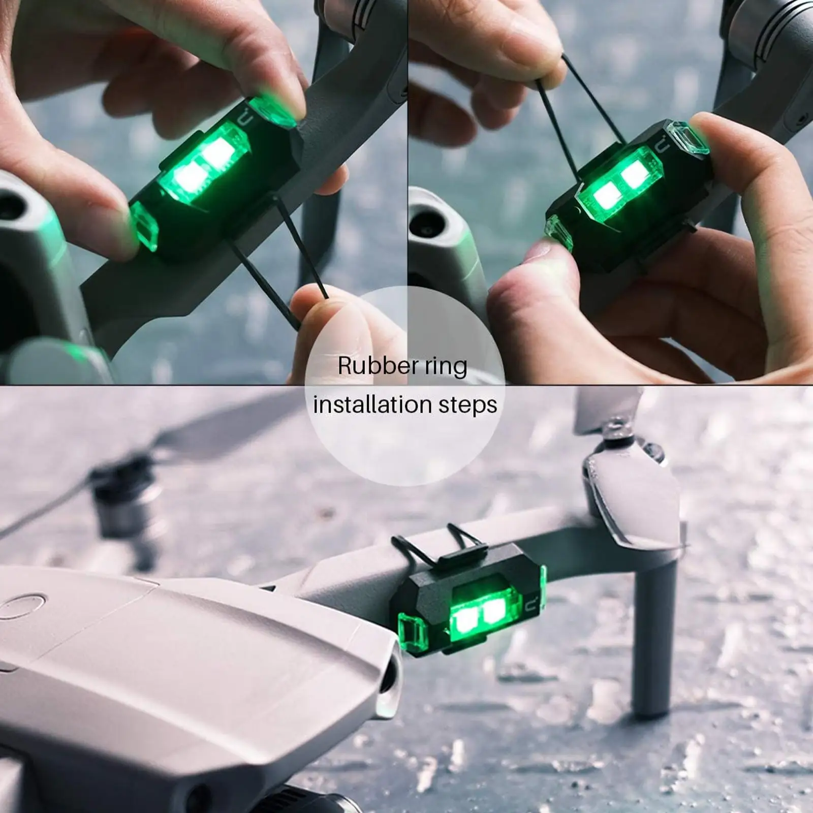 Universal 7 Colors Drone Strobe Light Drone Night LED Anti-collision Warning Light Mini Signal Light For dji Mini 2 Accessories