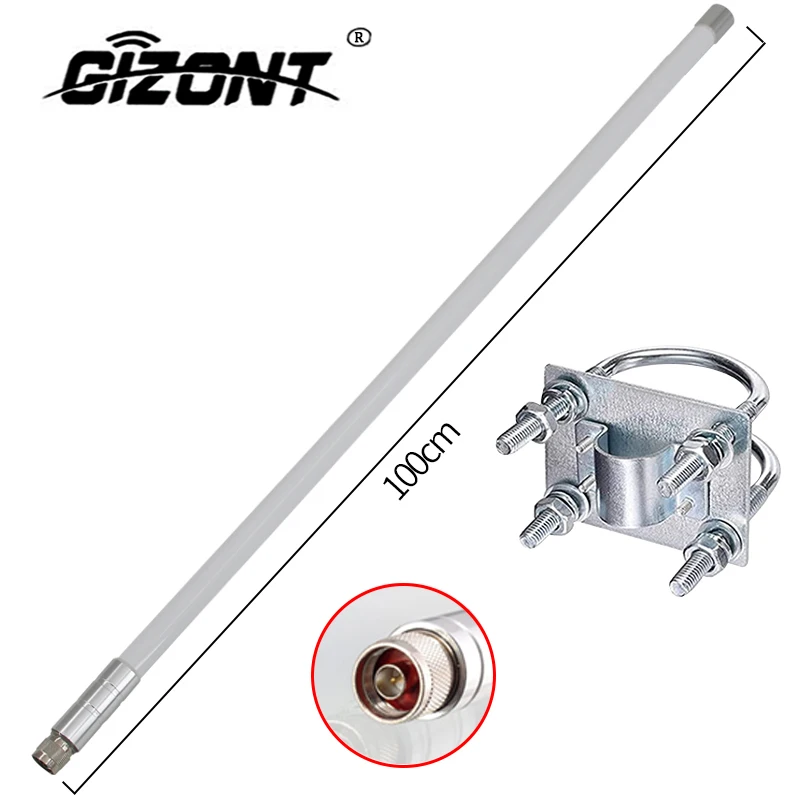 868MHz Fiberglass Antenna Outdoor OMNI Antenna 868 MHz Helium Bobcat Miner Hotspot Antennas for Meshtastic Lorawan Long Range N