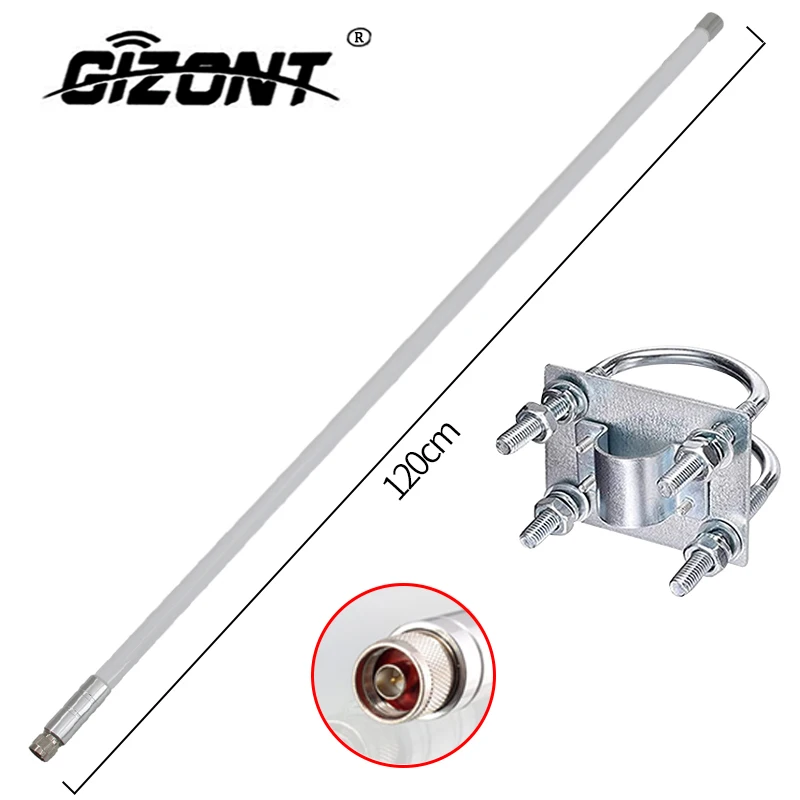 868MHz Fiberglass Antenna Outdoor OMNI Antenna 868 MHz Helium Bobcat Miner Hotspot Antennas for Meshtastic Lorawan Long Range N
