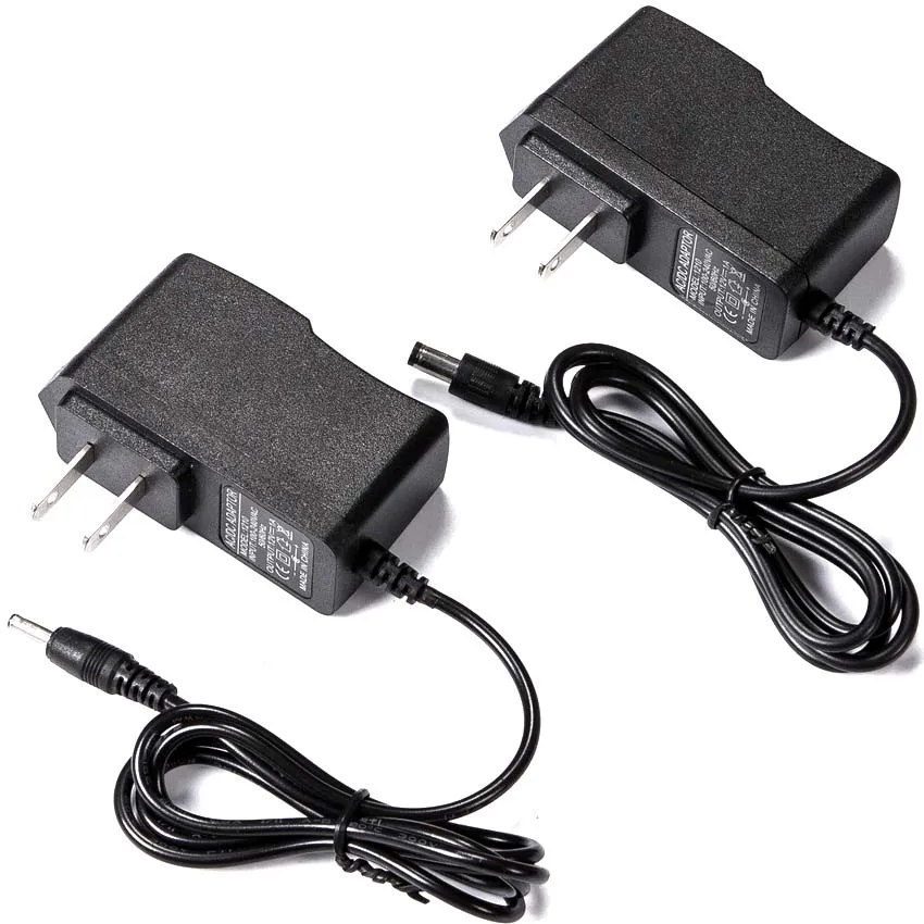 American 5V6V7V7.5V9V12V 0.6A 1A 1.5A 2A US AC Power Switch Adapter Monitor Led Strip DC Power Adaptor Charger 5.5*2.1mm 2.5mm