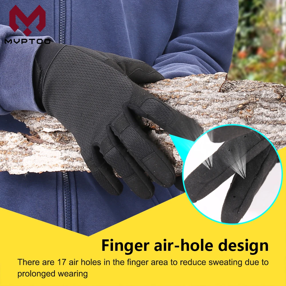 Tactical Full Finger Gloves Touch Screen Breathable Paintball Airsoft Shooting Hiking Combat Sport Hunting Bicycle Work Gear Men