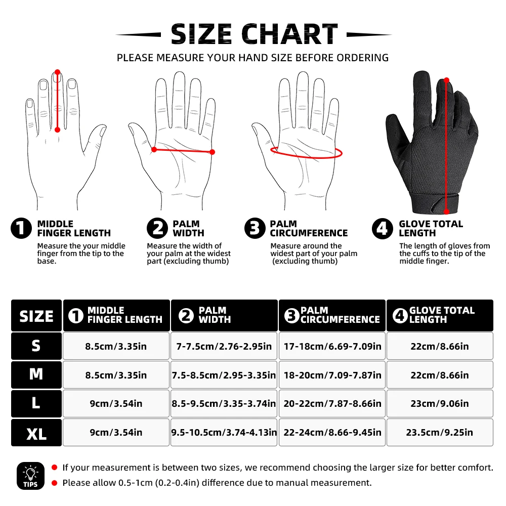Tactical Full Finger Gloves Touch Screen Breathable Paintball Airsoft Shooting Hiking Combat Sport Hunting Bicycle Work Gear Men