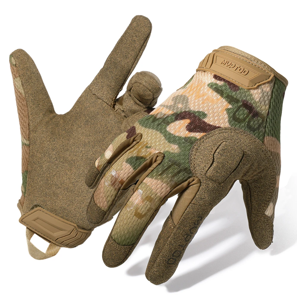Tactical Full Finger Gloves Touch Screen Breathable Paintball Airsoft Shooting Hiking Combat Sport Hunting Bicycle Work Gear Men