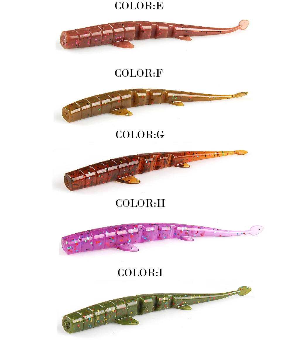 2019 UNAGI SLUG 64mm 88mm Fishing Lures soft Artificial Bait Predator Tackle Polaris Sinking Lure Pesca Cheap Fishing Tackle