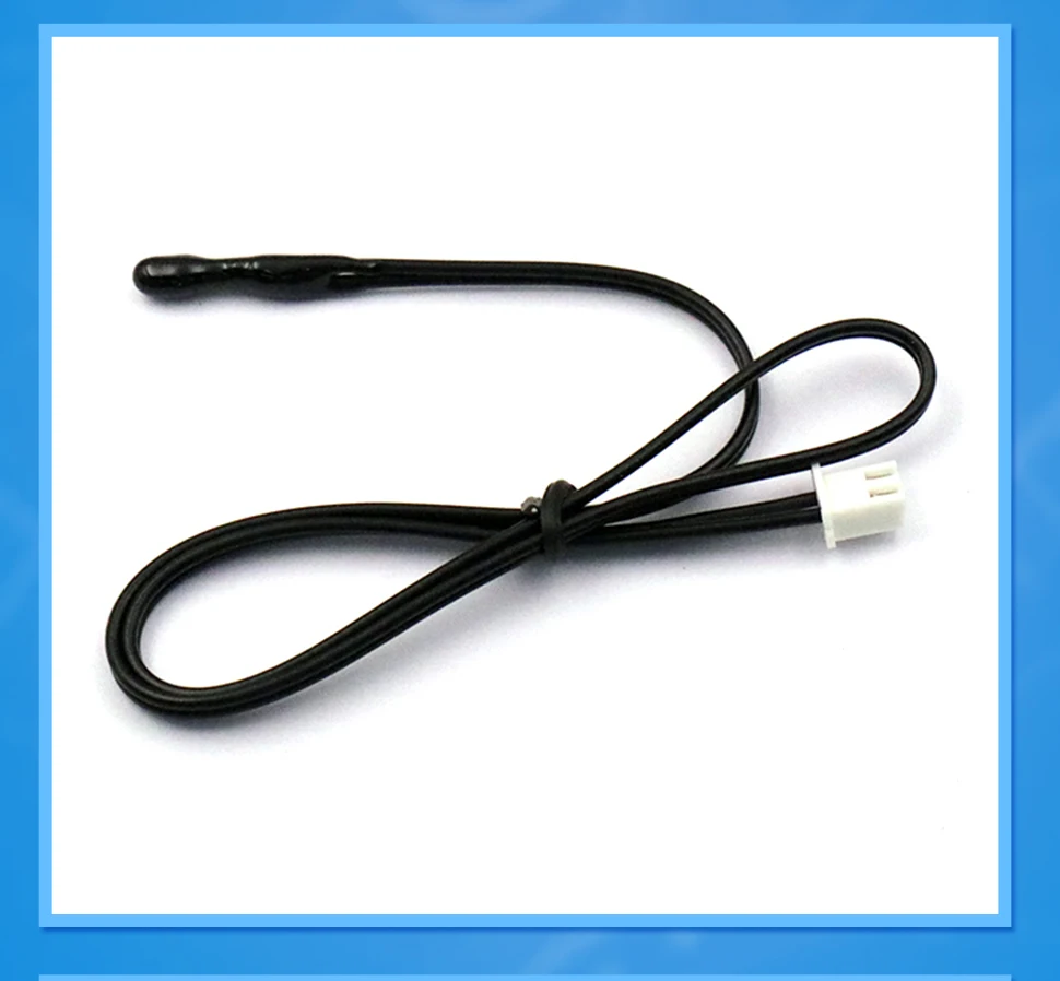 1pcs 40cm Air Conditioning Temperature Sensor 5K 10K 15K 20K 50K 100K Air Conditioner Tube Sensor Rubber Head Copper Head