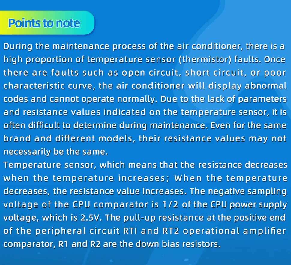 1pcs 40cm Air Conditioning Temperature Sensor 5K 10K 15K 20K 50K 100K Air Conditioner Tube Sensor Rubber Head Copper Head