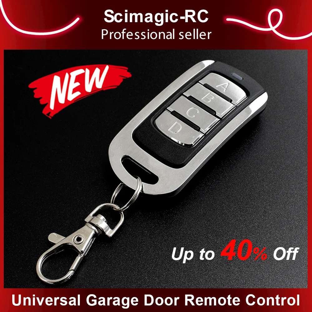 Scimagic Multi Frequency Duplicator 280-868MHz Fixed & Rolling Code 433MHz Garage Door Gate Remote Control Handheld Transmitter