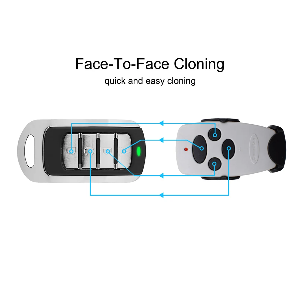 Scimagic Multi Frequency Duplicator 280-868MHz Fixed & Rolling Code 433MHz Garage Door Gate Remote Control Handheld Transmitter