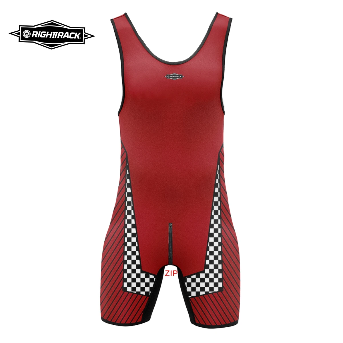 Mens Wrestling Singlets Front And Back Zipper Dog SexyMan Bodysuits RT One-Piece Undershirts Powerlifting Sleeveless Sleepwear