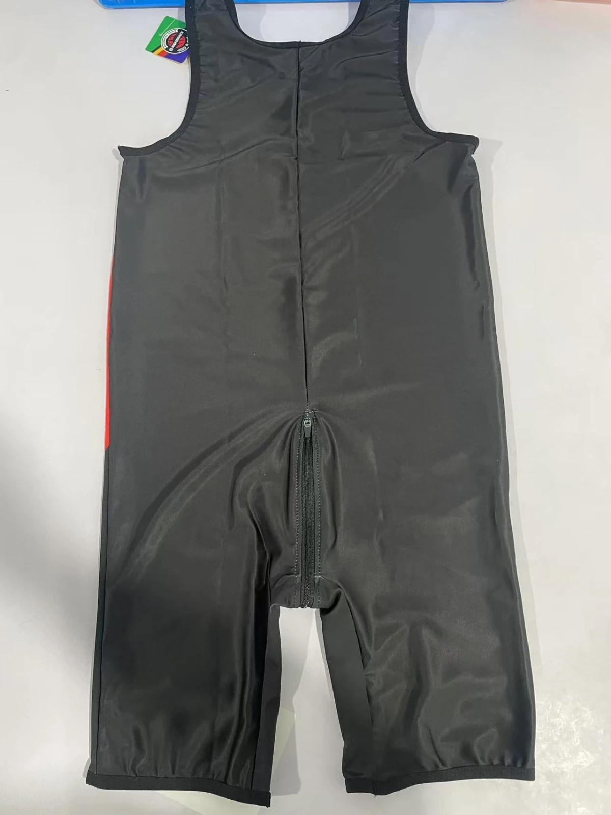 Mens Wrestling Singlets Front And Back Zipper Dog SexyMan Bodysuits RT One-Piece Undershirts Powerlifting Sleeveless Sleepwear