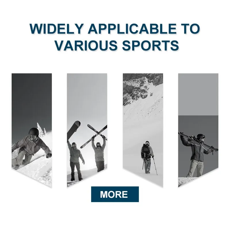 Winter Snowboard Ski Gloves Unisex PU Leather Non-slip Touch Screen Waterproof Motorcycle Cycling Fleece Warm Snow Sports Gloves