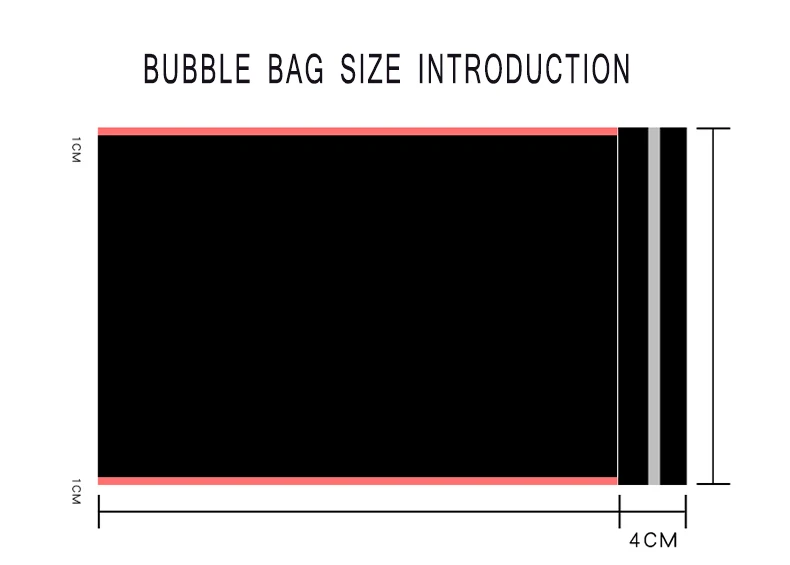 20 PCS/Lot Black Foam Envelope Bags Self Seal Mailers Padded Shipping Envelopes With Bubble Mailing Bag Shipping Packages Bag