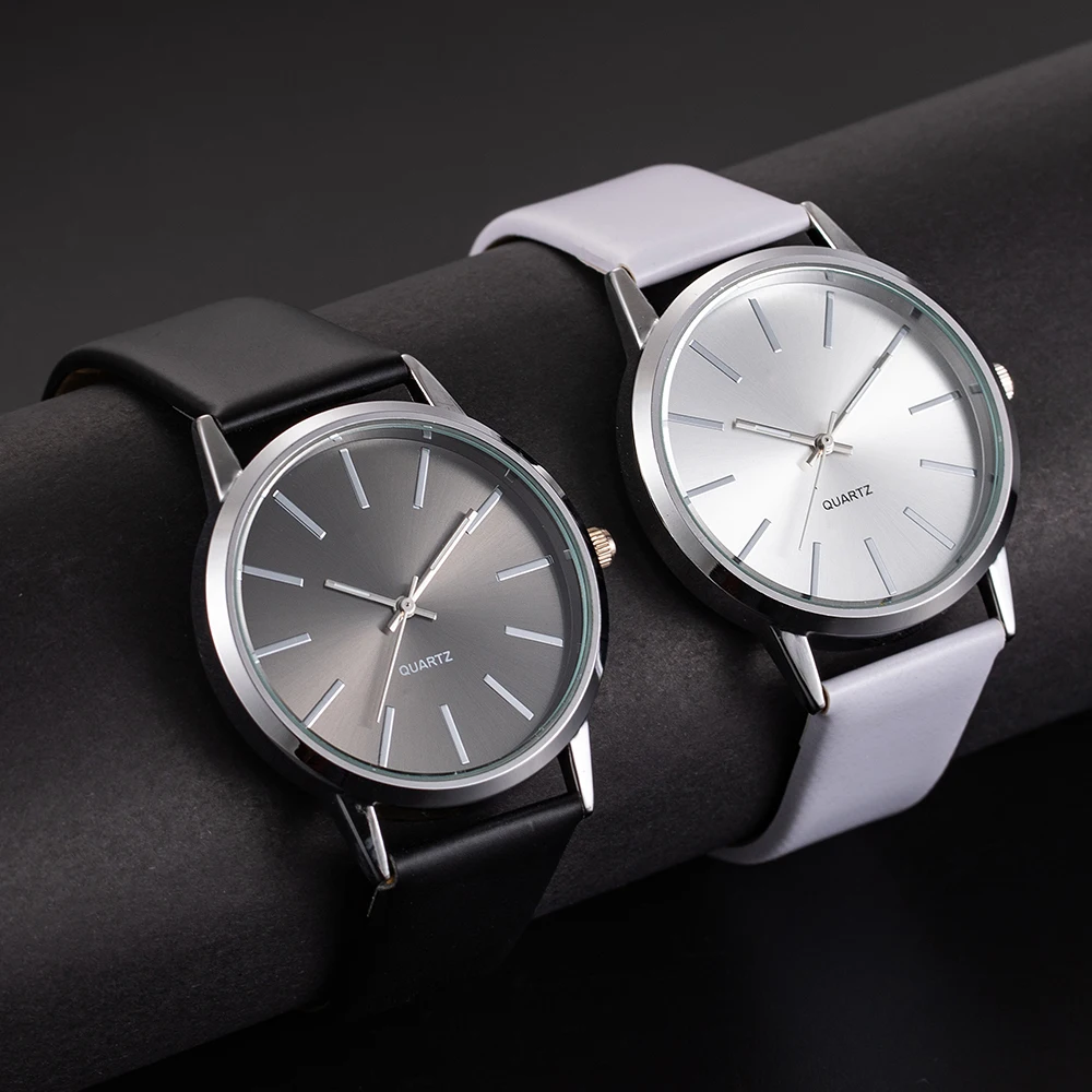 2025 Men Watches Top Brand Luxury Brown Leather Band Quartz Wristwatch Men's Casual Simple Watch Wrist Male Clock Reloj Hombre
