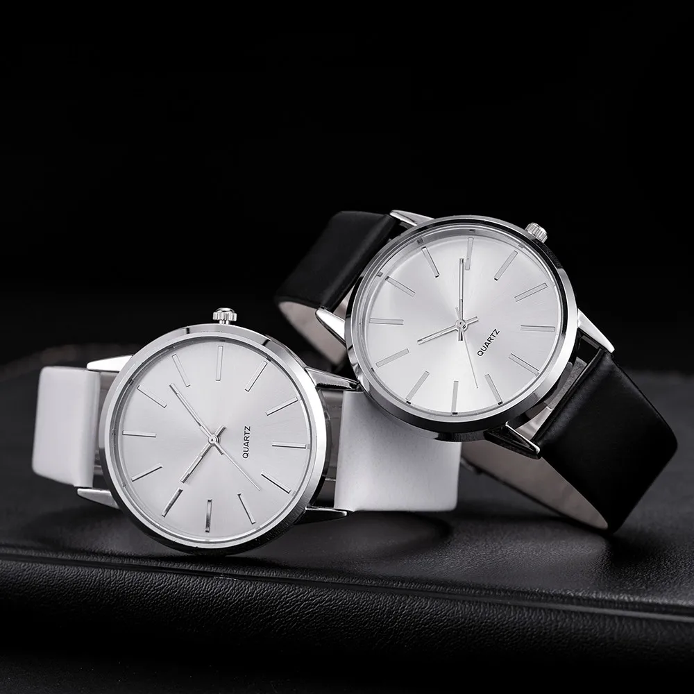 2025 Men Watches Top Brand Luxury Brown Leather Band Quartz Wristwatch Men's Casual Simple Watch Wrist Male Clock Reloj Hombre
