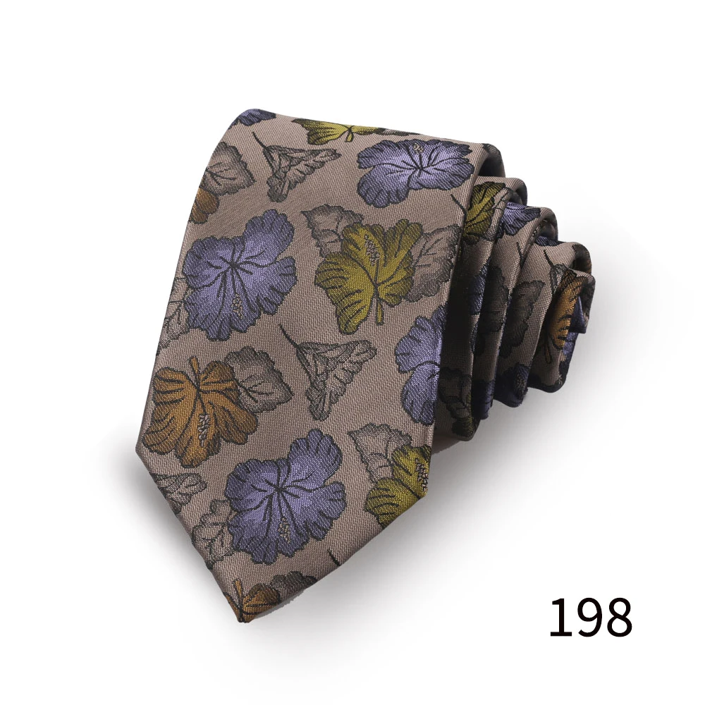Mens Tie Luxury Necktie For Men Business Wedding Party New Design Neck Tie Paisley Necktie Floral Wedding Style Mens Gravat Gift