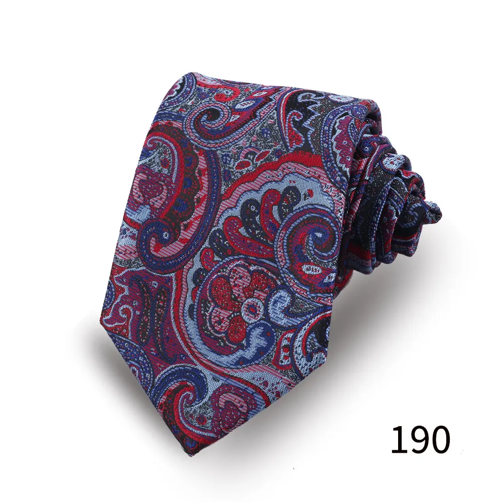 Mens Tie Luxury Necktie For Men Business Wedding Party New Design Neck Tie Paisley Necktie Floral Wedding Style Mens Gravat Gift