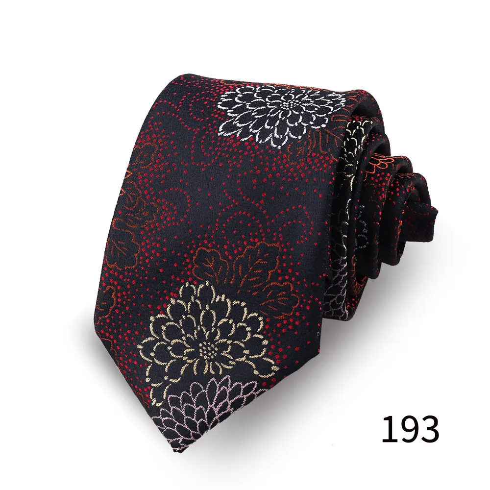 Mens Tie Luxury Necktie For Men Business Wedding Party New Design Neck Tie Paisley Necktie Floral Wedding Style Mens Gravat Gift