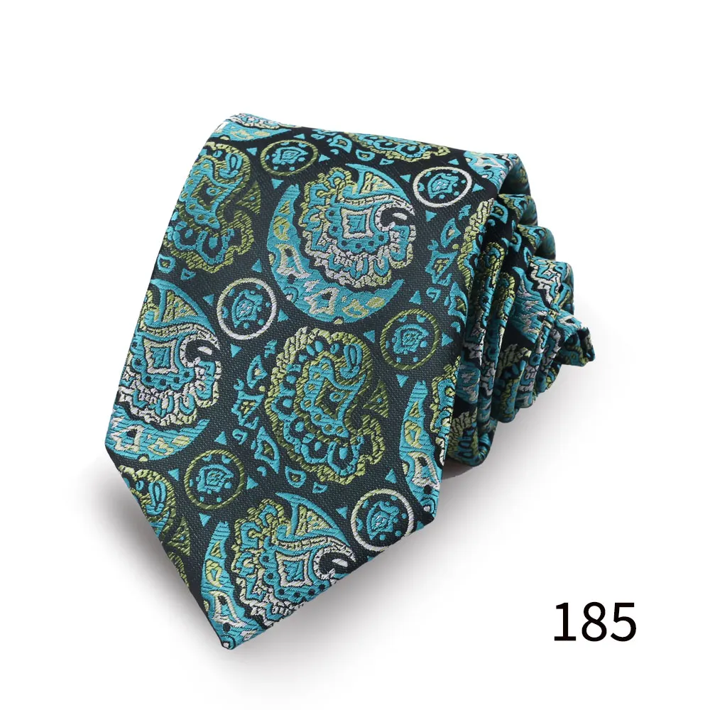Mens Tie Luxury Necktie For Men Business Wedding Party New Design Neck Tie Paisley Necktie Floral Wedding Style Mens Gravat Gift