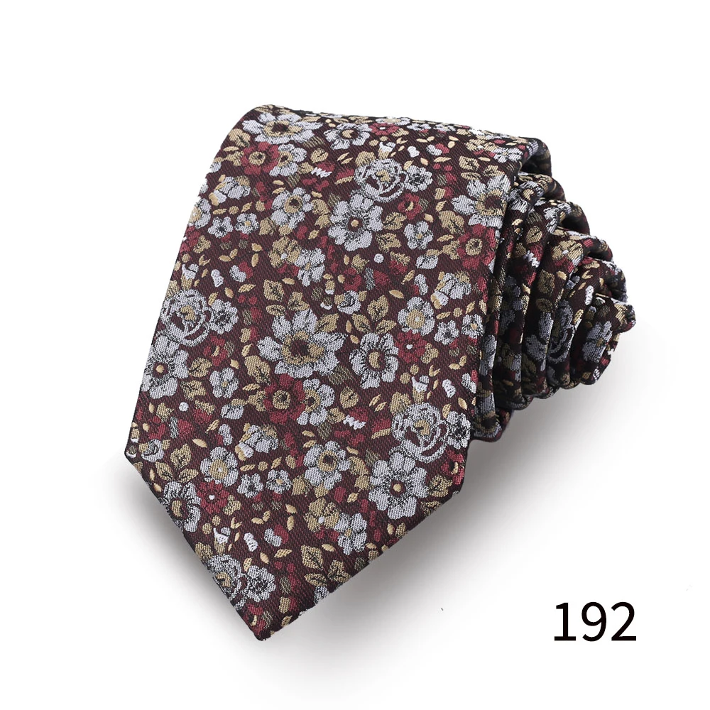 Mens Tie Luxury Necktie For Men Business Wedding Party New Design Neck Tie Paisley Necktie Floral Wedding Style Mens Gravat Gift