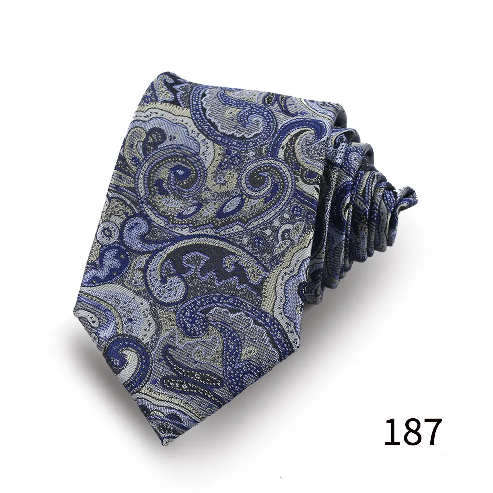Mens Tie Luxury Necktie For Men Business Wedding Party New Design Neck Tie Paisley Necktie Floral Wedding Style Mens Gravat Gift