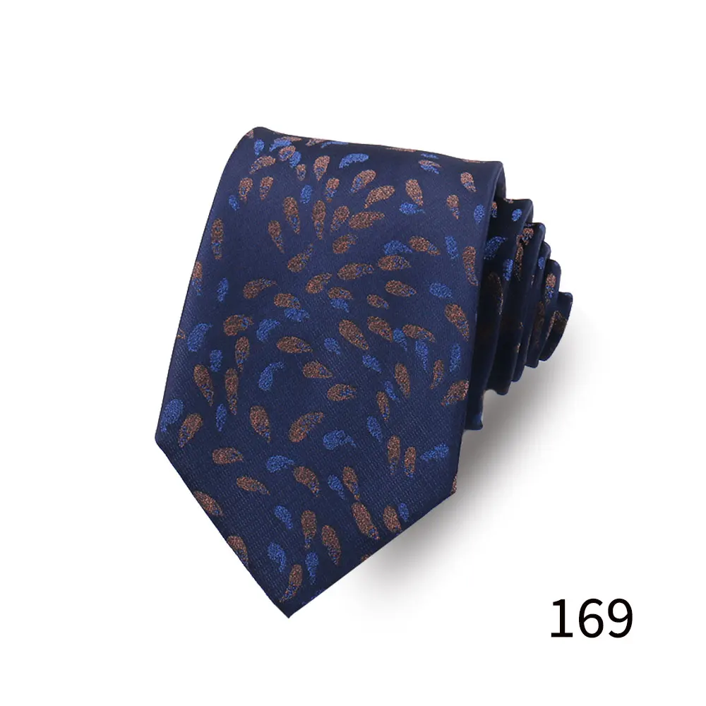 Mens Tie Luxury Necktie For Men Business Wedding Party New Design Neck Tie Paisley Necktie Floral Wedding Style Mens Gravat Gift