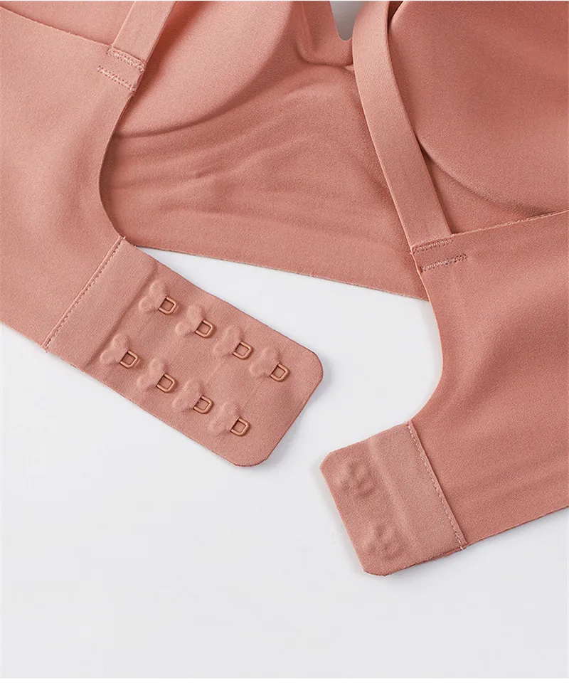 FINETOO Women Seamless Bra Comfortable Wireless Bras S-XL Ladies Deep V Underwear Soft Padded Brassiere Female Bra Lingerie 2023