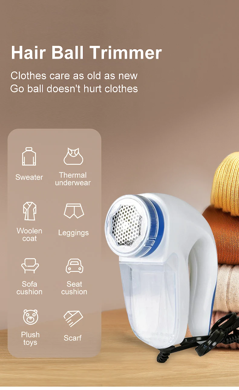 EU/US Lint Remover Electric Clothes Fuzz Pills Shaver Lint Pellet Sweaters Curtains Carpets Clothing Lint Pellet Cut Machine
