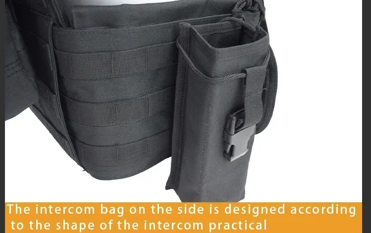 6094 Military Tactical Vest Body Armor Combat Army CS Gear Hunting Plate Carrier Airsoft Accessories Wargame Pouch Molle Vest