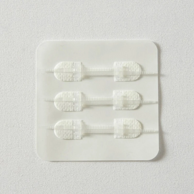 3pcs/set  Portable Zipper Tie Wound Closure Patch Hemostatic Patch Wound Fast Suture Zipper Band-Aid Outdoor  Safety Survival