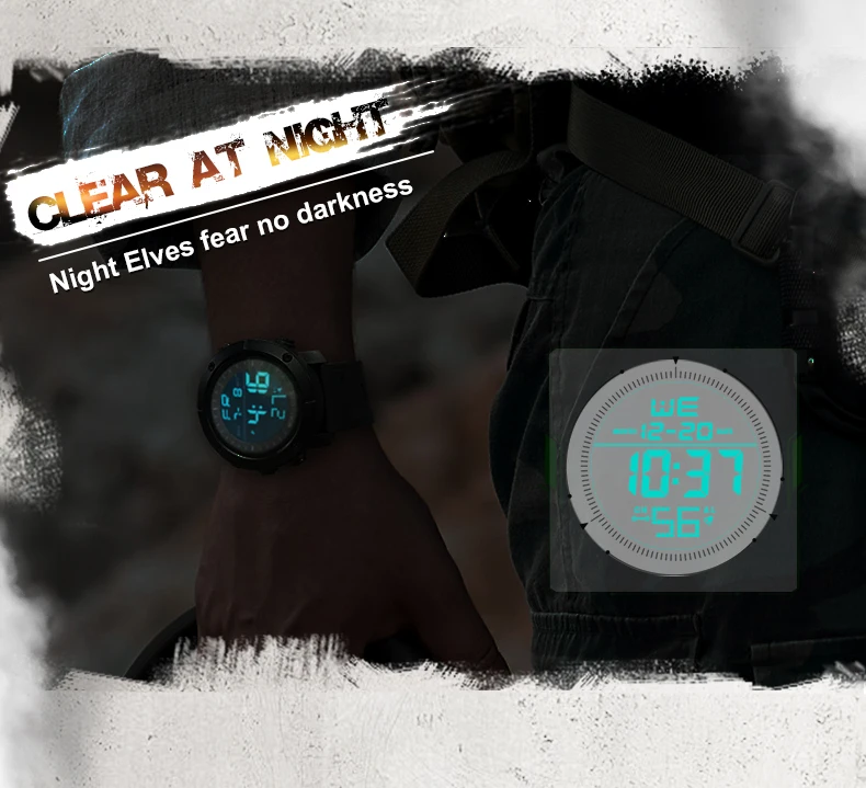 NORTH EDGE Mens Digital Watches Army Military World Time Alarm Sport Stopwatch For Male Waterproof 50M Wristwatch 2022 Relogios