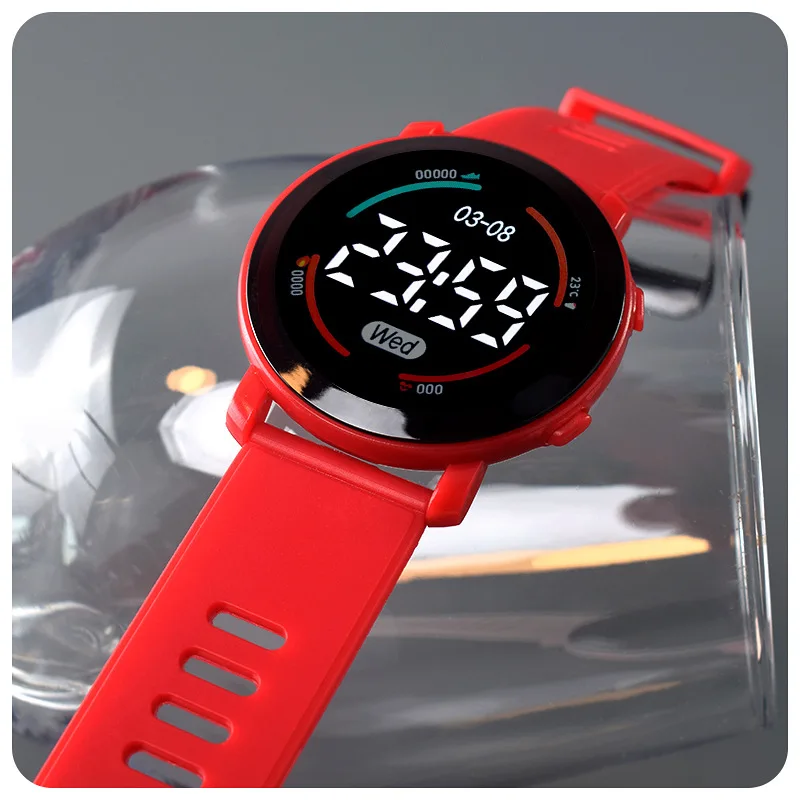 LED Digital Kids Watches Luminous Sport Children Watch Silicone Strap Electronic Wrist Watch For Boys Gril Reloj Niño