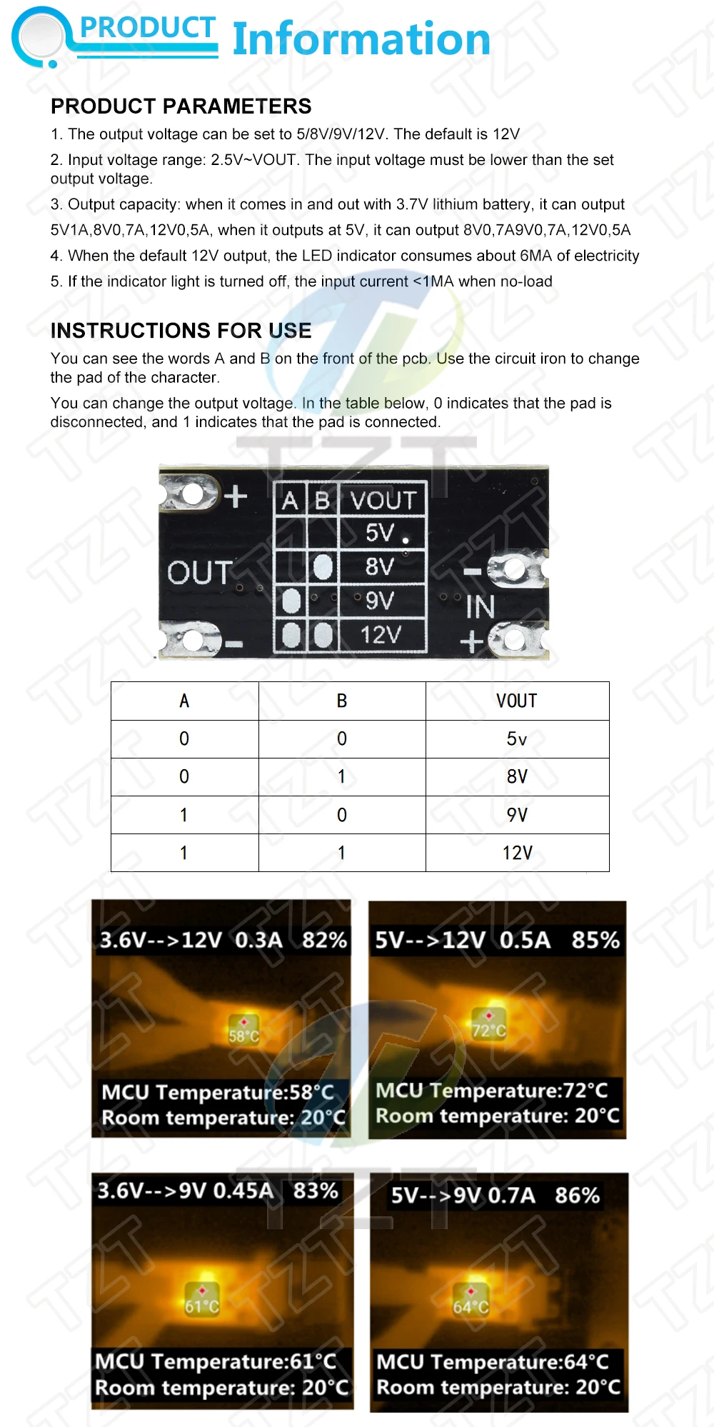 1/5PCS 1.5A Multi-function Mini Boost Module Step Up Board 5V 8V 9V 12V LED Indicator Diy Voltage Module 3.7V lithium battery