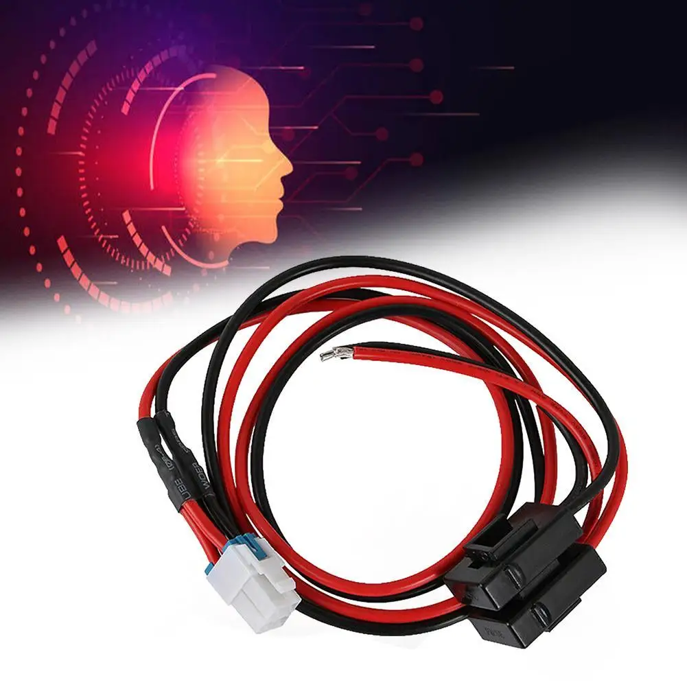 For ICOM IC-7000 IC7600 7300 FT991 FT450D Shortwave Radio Power Cord 1015-12AWG Wire